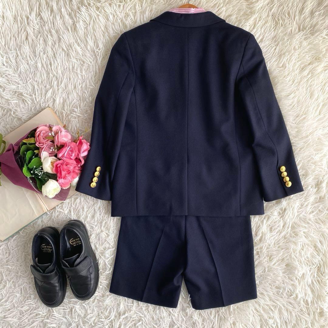 美品 ラルフローレン 4点セット フォーマル 120 スーツ 紺ブレ