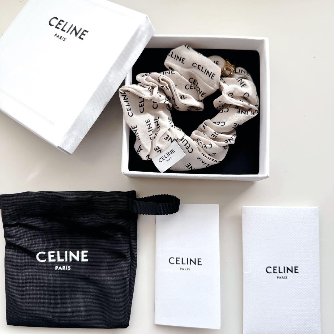 CELINEセリーヌ 正規品 レイユールシュシュホワイト 箱・保存袋（ロゴ