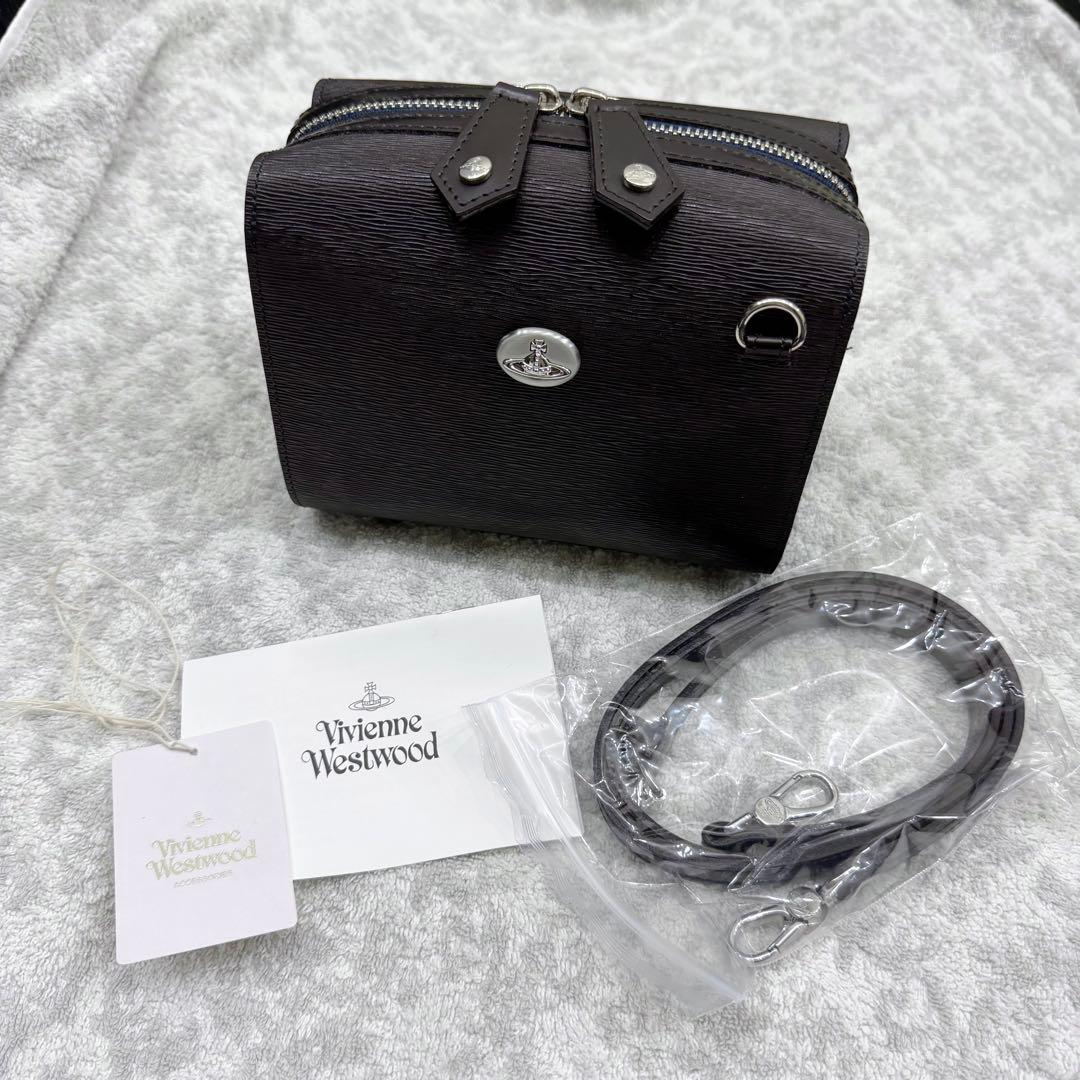 Vivienne Westwood NEW ADVAN ショルダーバッグS 黒 - メルカリ