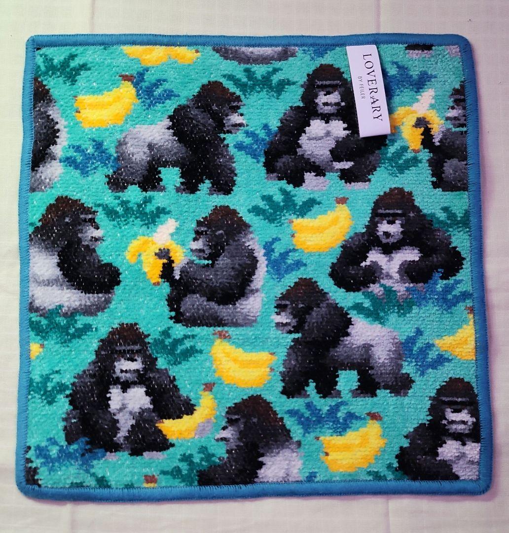 ☘️フェイラー ウッホッホゴリラ ハンカチ & L字ポーチセット 新品未