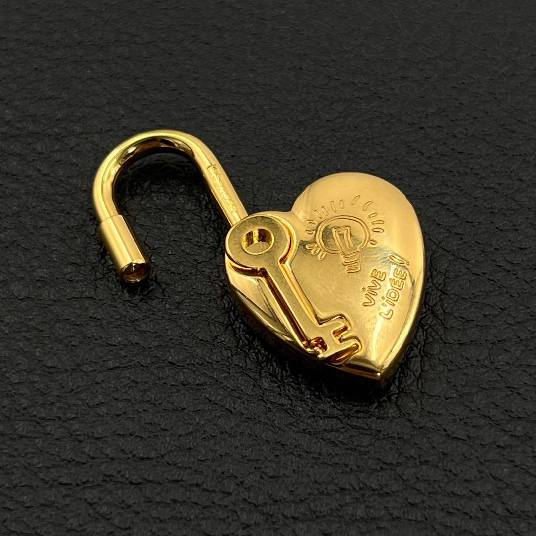 HERMES エルメス カデナ ファンタジーハート＆キー 2004年 ゴールド