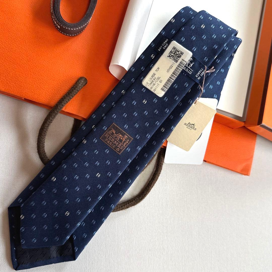 エルメス ネクタイ《Hトノー》新品 未使用