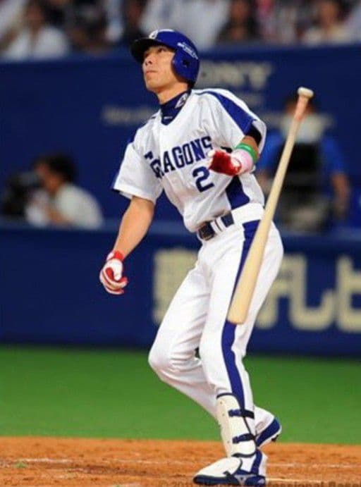 当時物】中日 ドラゴンズ 荒木 ホーム ユニフォーム ミズノ M