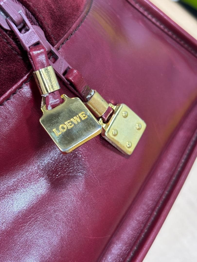 ☆ロエベ ボストンバッグ☆ビンテージ品 26cm×13cm×58cm YF0