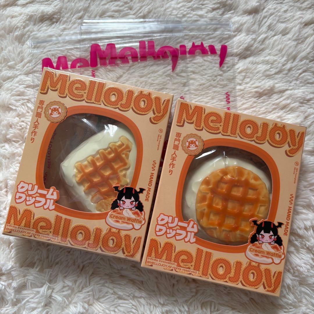 新品未開封 mellojoy クリームワッフル 2個セット まる さんかく