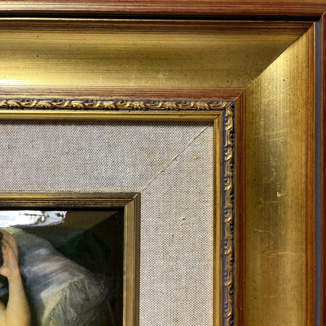 裸のマハ 」 ゴヤ 複製画 額装 レプリカ 47.3×33.8cm - メルカリ