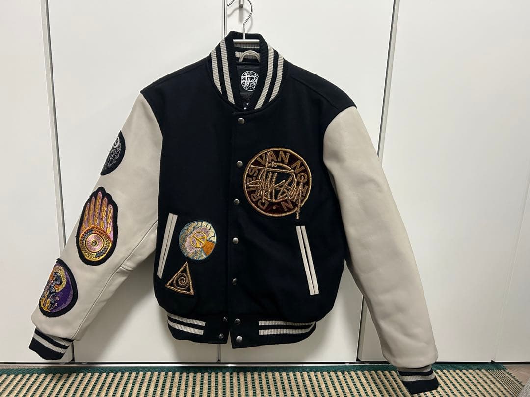 stussy dries van noten スタジャン - メルカリ