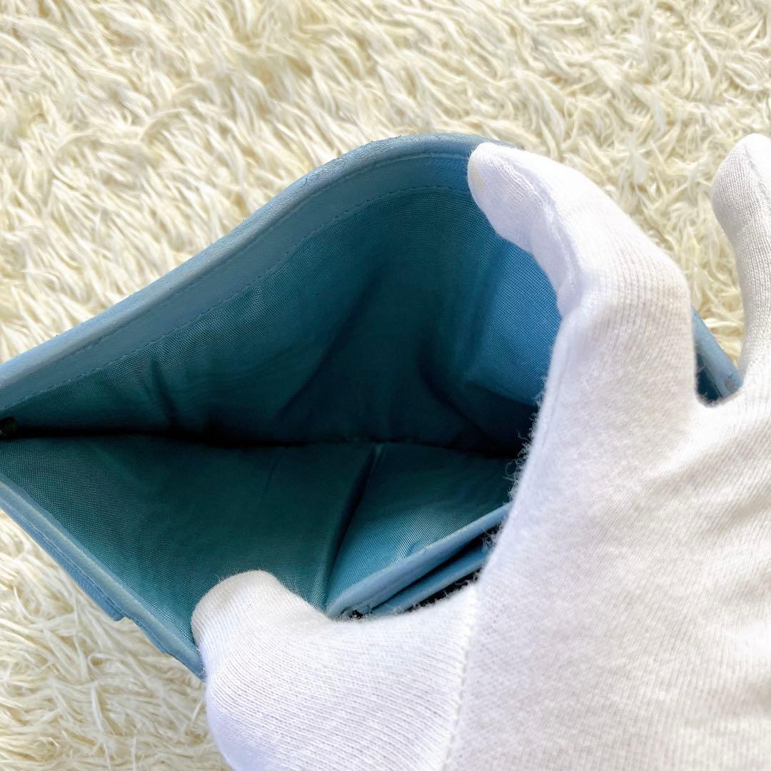 箱付✨ミュウミュウ 二つ折り財布 ビジュークリスタル マテラッセ