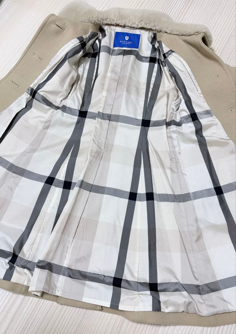 【BLUE LABEL CRESTBRIDGE】 　 -ベージュロングコート−