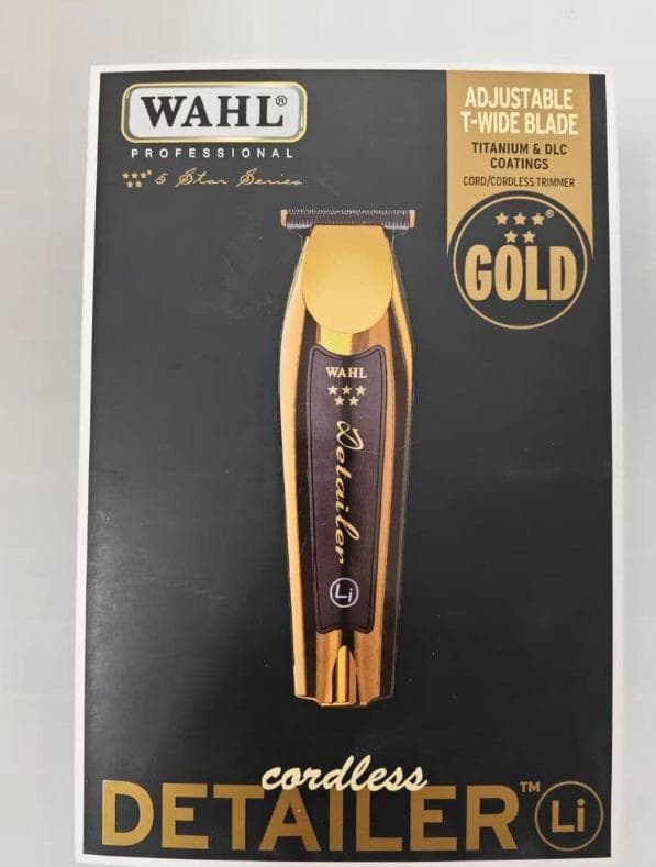 新品未使用 5 Star コードレス ゴールドディテイラー wahl バリカン 理美容師様のみ販売】【限定品】5 star ゴールド コードレスディ