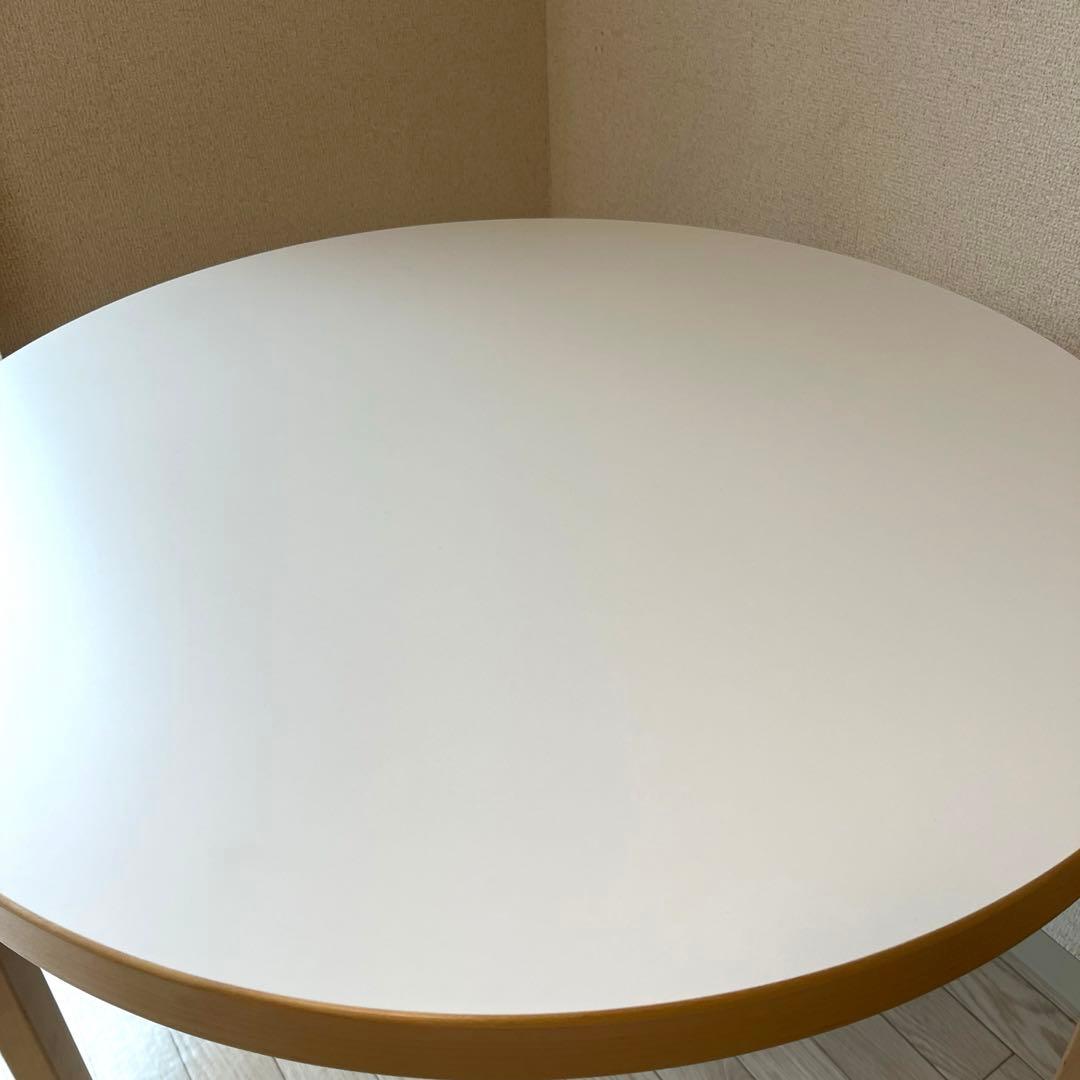 qoo726様 専用】artek テーブル 90B（d. 75）ホワイト - メルカリ