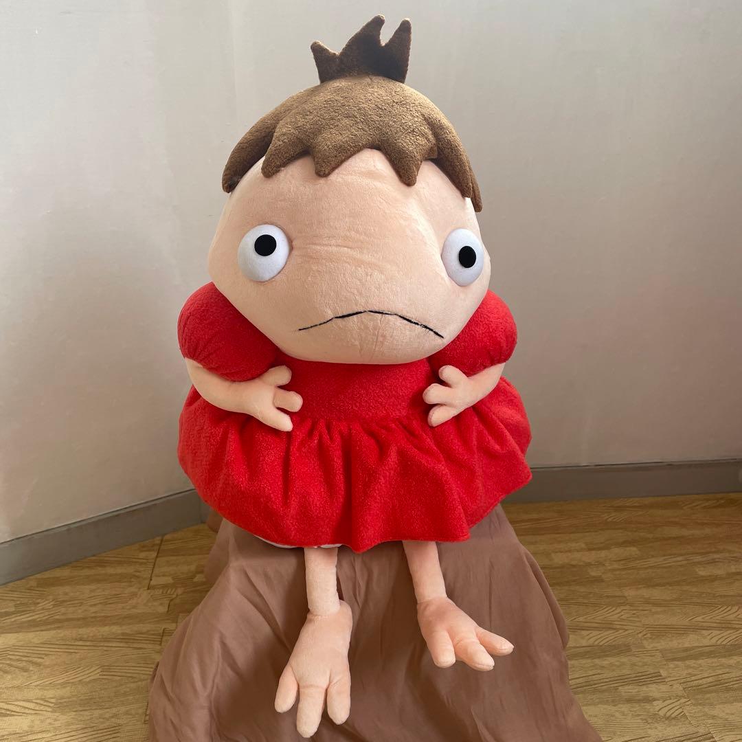 崖の上のポニョ 特大サイズ ぬいぐるみ 半魚人ポニョ ジブリ - メルカリ