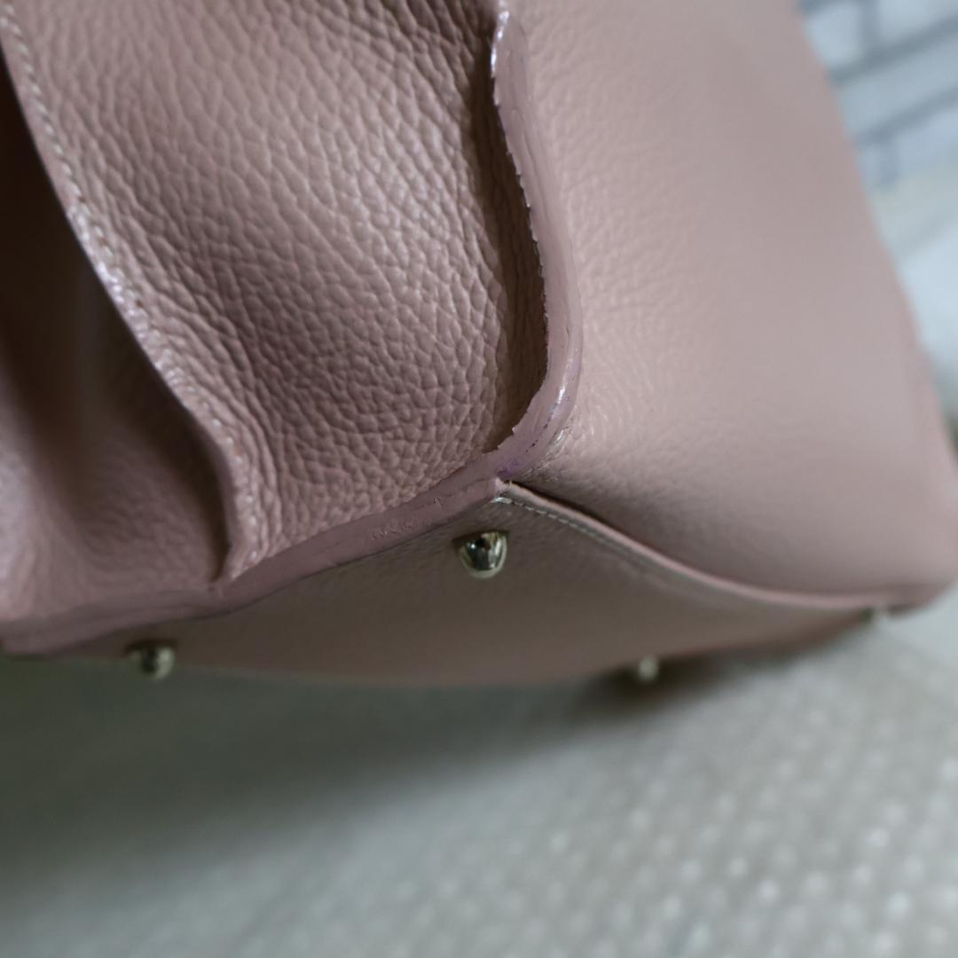 極美品 傳濱野 ミーティアリブレ レザー ショルダーバッグ なでしこ