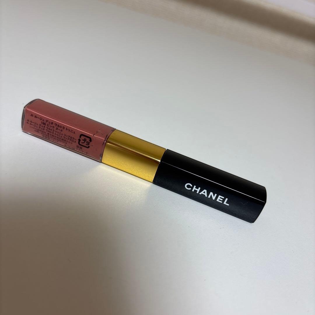 CHANEL ルルージュデュオウルトラトゥニュ 186 ピンクヌード - メルカリ