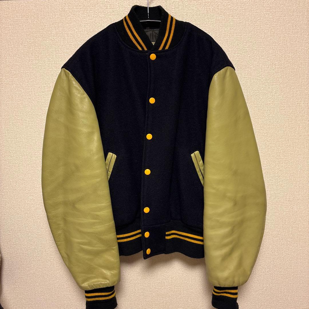 TIMBERLINE スタジャン 36 ネイビー/ベージュ 80s 90s - メルカリ