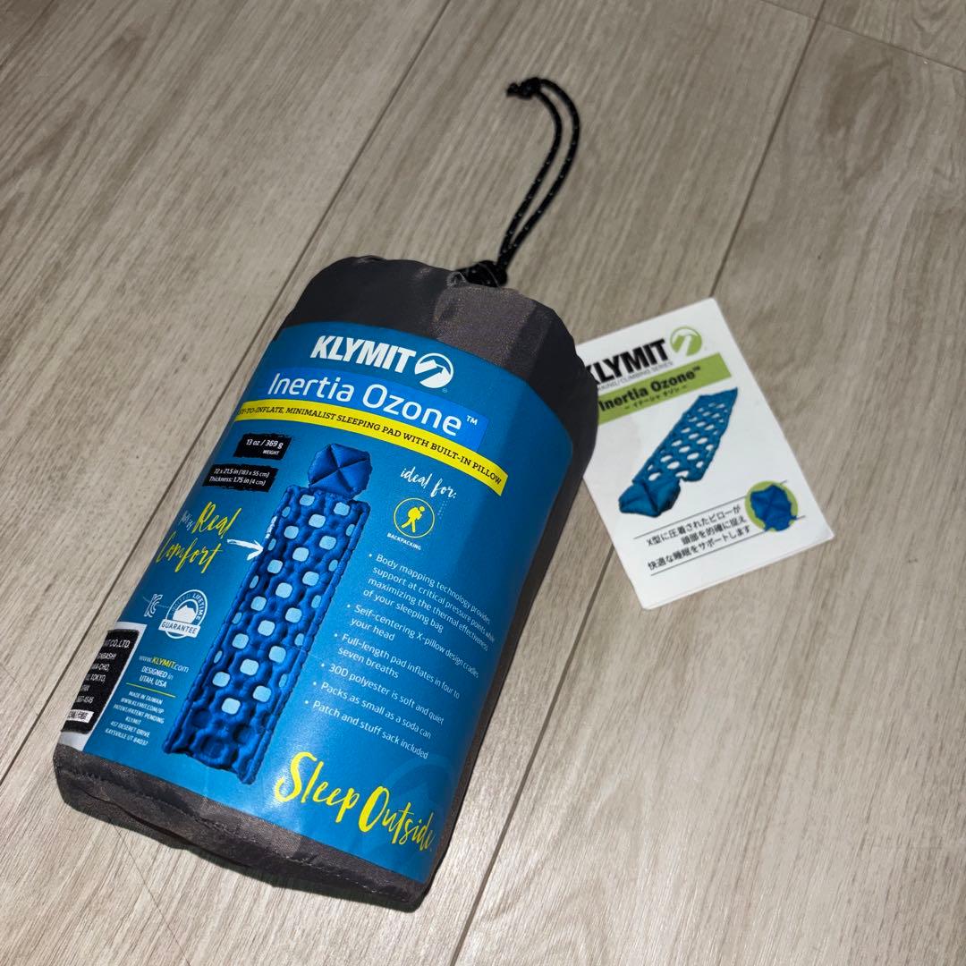 KLYMIT Inertia Ozone スリーピングマット KLYMIT/Inertia Ozone | SUNDAY web STORE