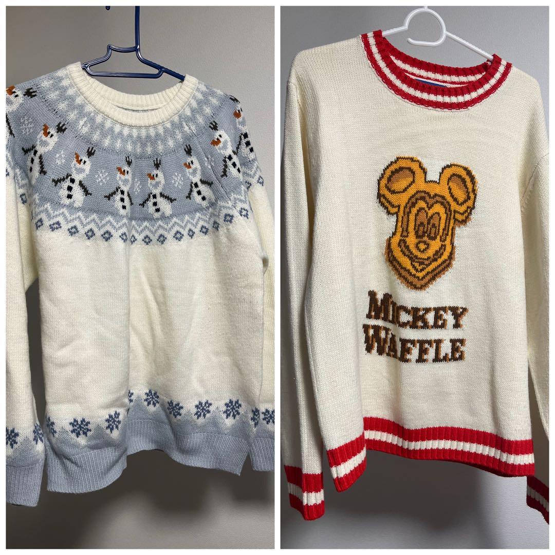東京ディズニーリゾート オラフ ミッキーワッフル セーター - メルカリ