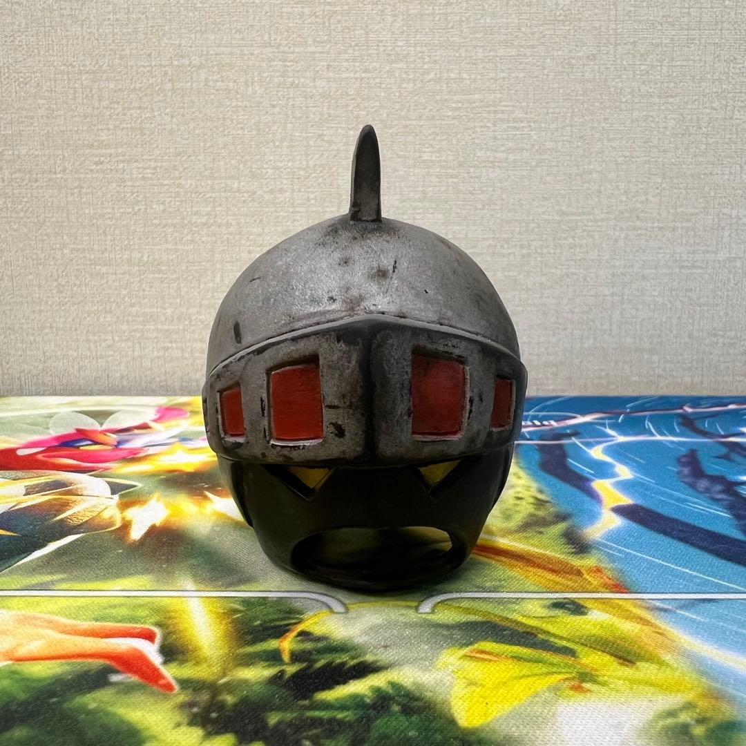 志*人様 希少ビンテージソフビ【シルバー仮面 】 面取れ 旧バンダイ