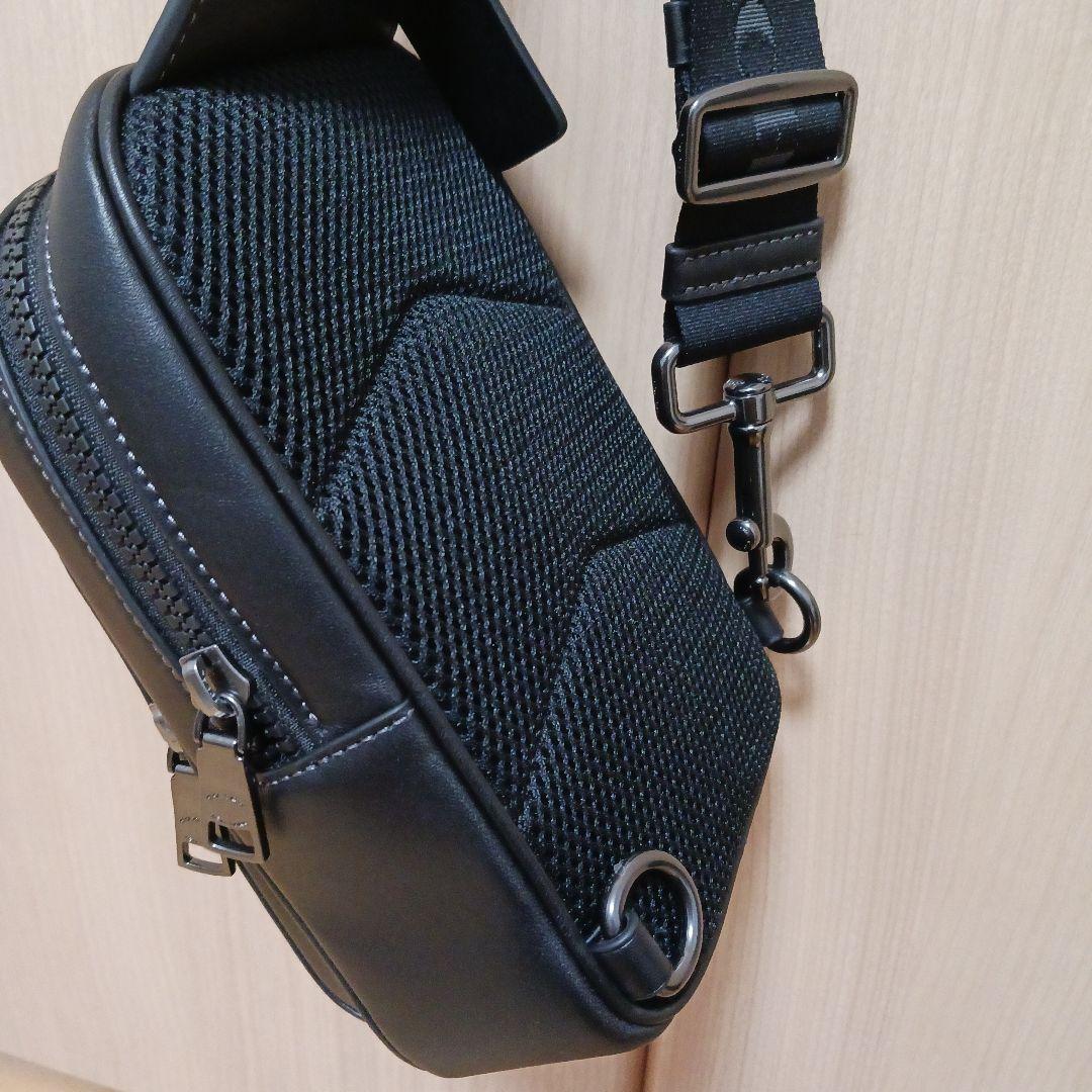 専用【美品】COACH レーサー スリング パック 《ブラック》不織布袋付き