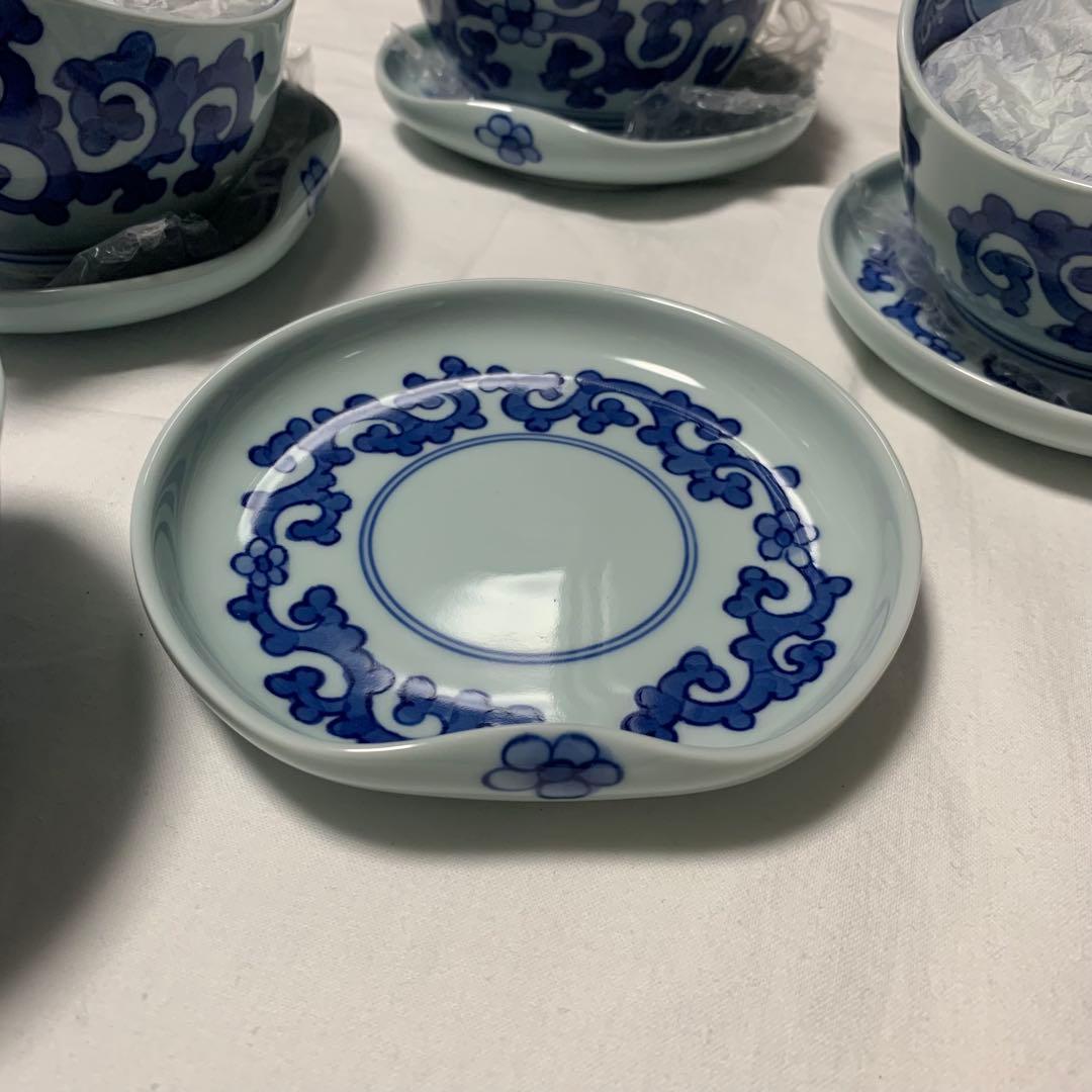 モモ様専用 有田焼 青花山水図 蓋付き小鉢4客と豆皿セット - メルカリ