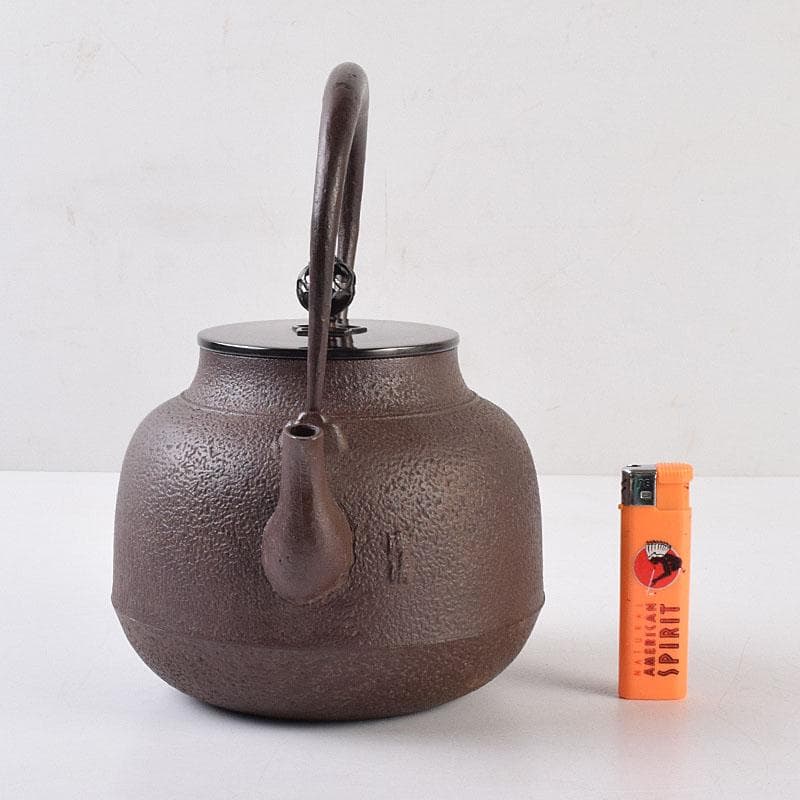 煎茶道具 釜師 佐藤浄清作 真形 鉄瓶 鉄釜 共布共箱 V R9061H - メルカリ