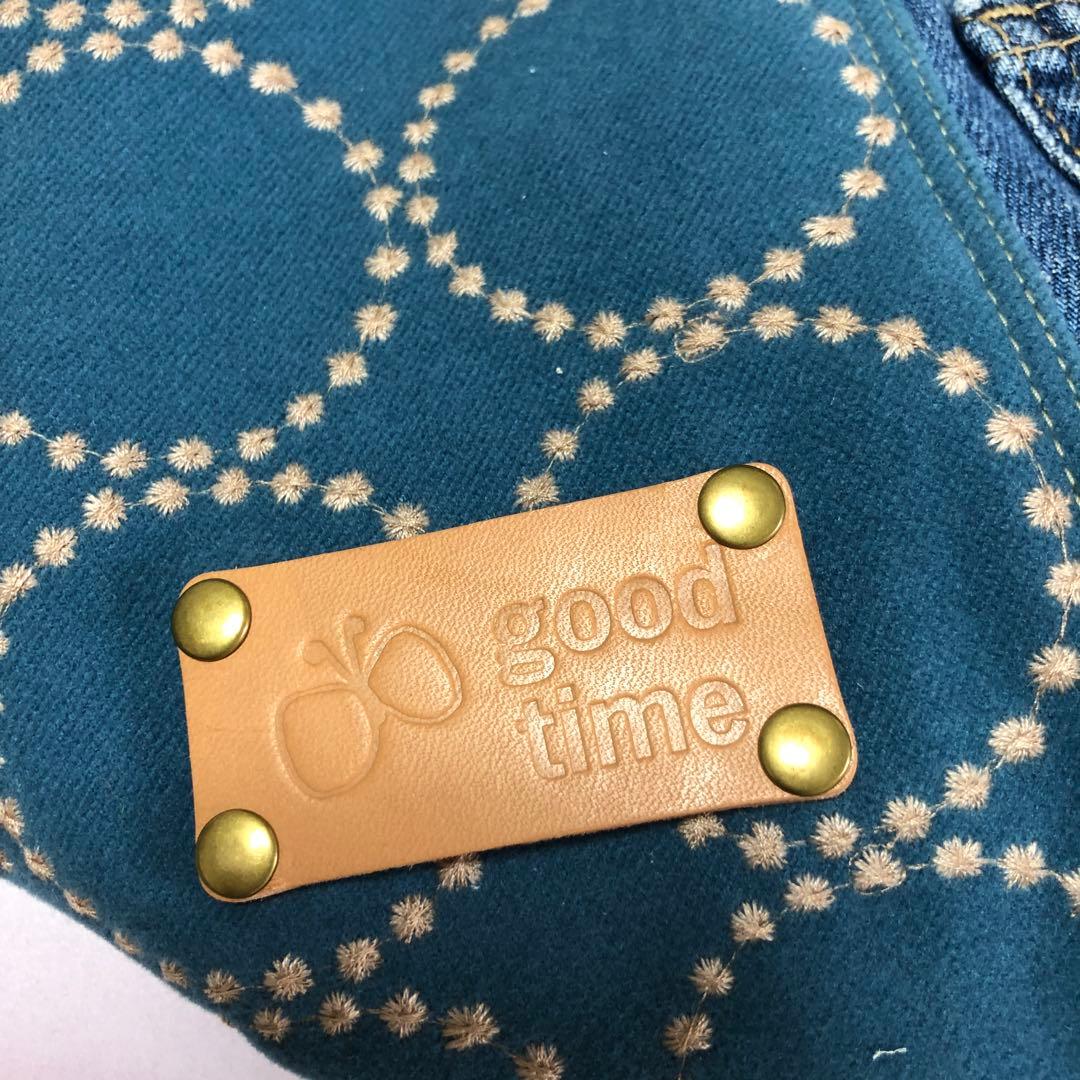 ミナペルホネン ＊ハンドメイド　Poco bag 《タンバリン》リメイクデニム