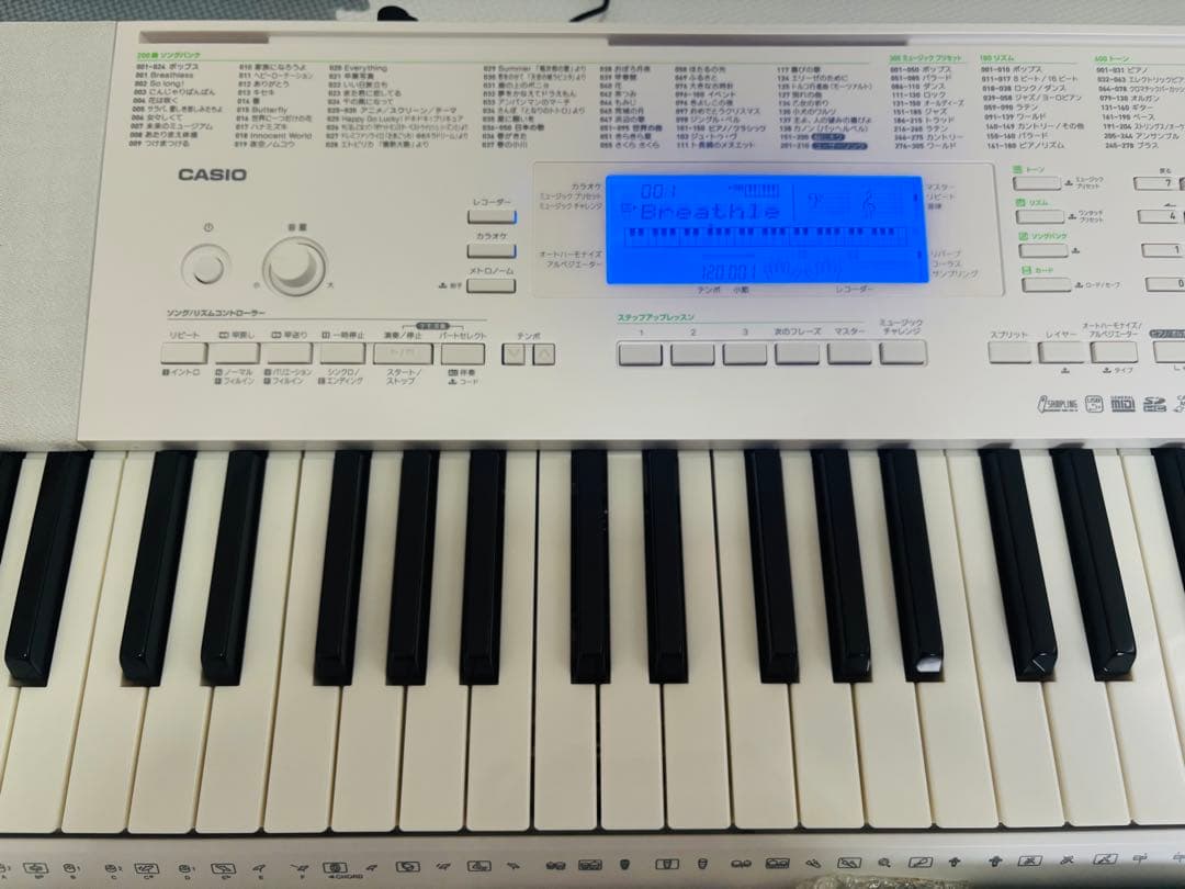 CASIO LK-218 61鍵盤 電子キーボード 光ナビゲーション機能を搭載した