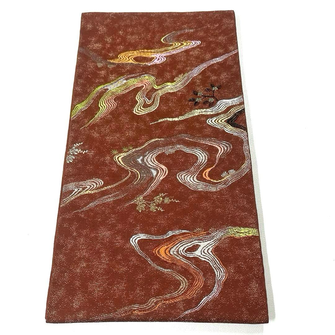 専用帯6119 ●二代目 龍村平蔵 龍村光翔 国宝琴 高級 正絹 袋帯 卸問屋本決算SALE】 【二代目龍村平蔵（龍村光翔）】 特選工藝本袋帯