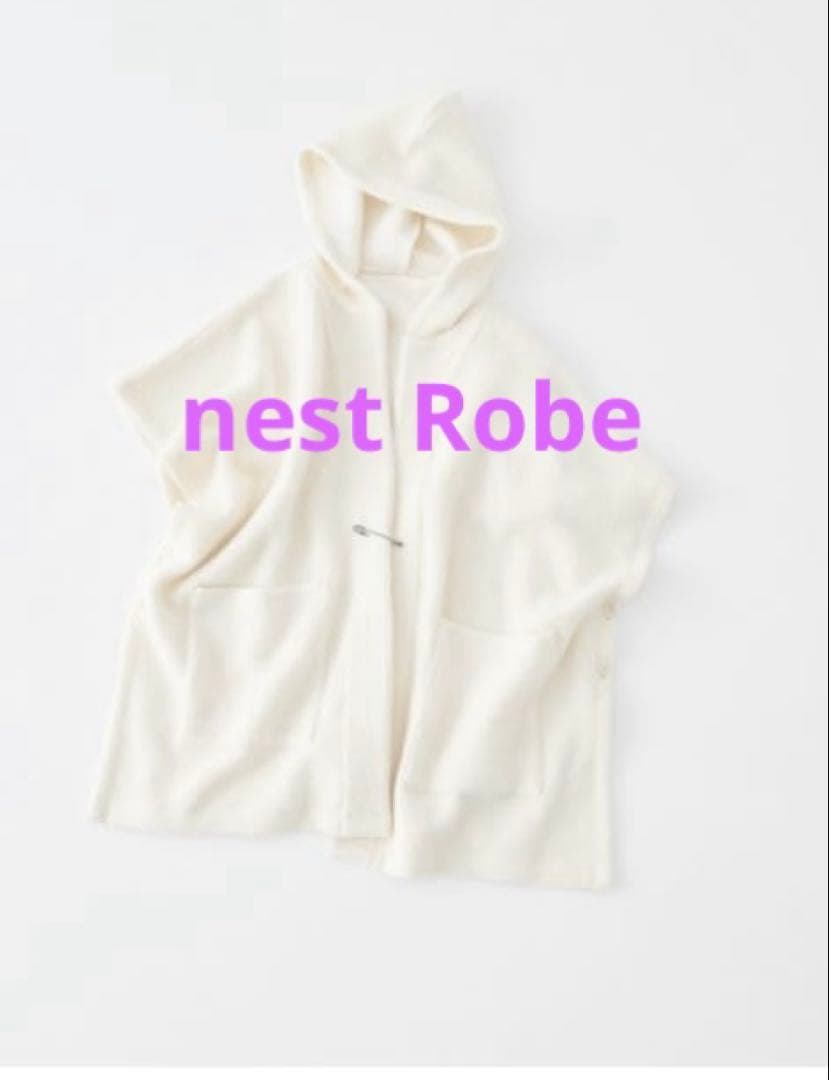 2023AWネストローブフードショールベスト ポンチョ(OFF WHITE） - メルカリ