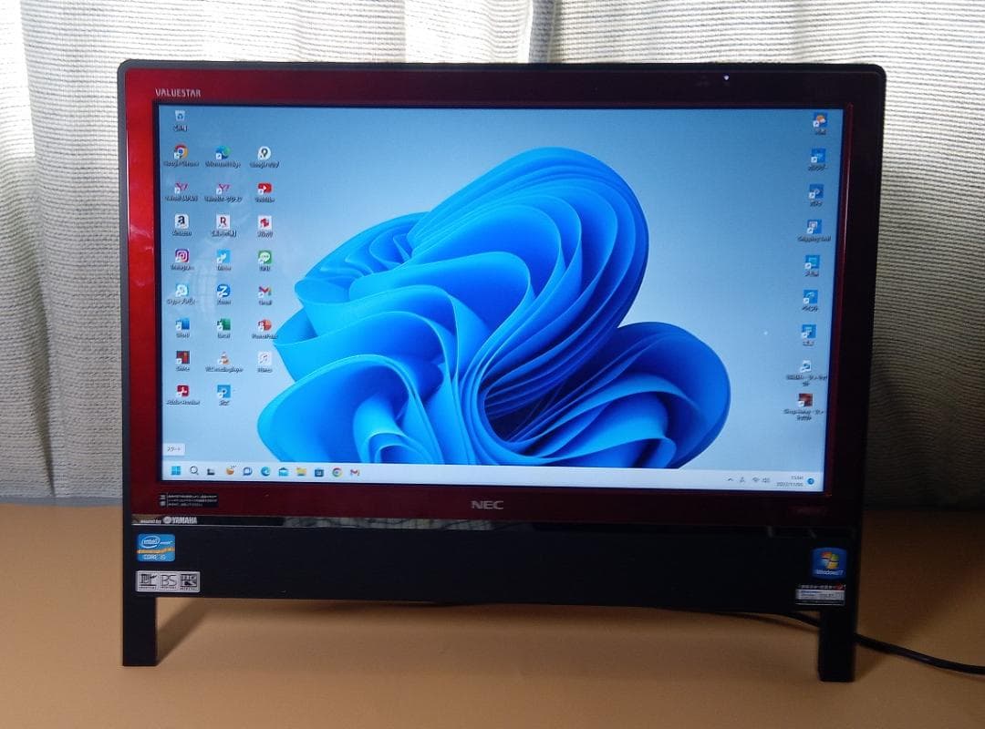 大容量・オフィス2019搭載！NEC一体型PC/Win11/2TB/メモリ8GB 👜