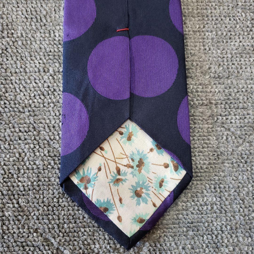 ポールスミス Paul Smith ドット柄 水玉 ネクタイ 紫 - メルカリ