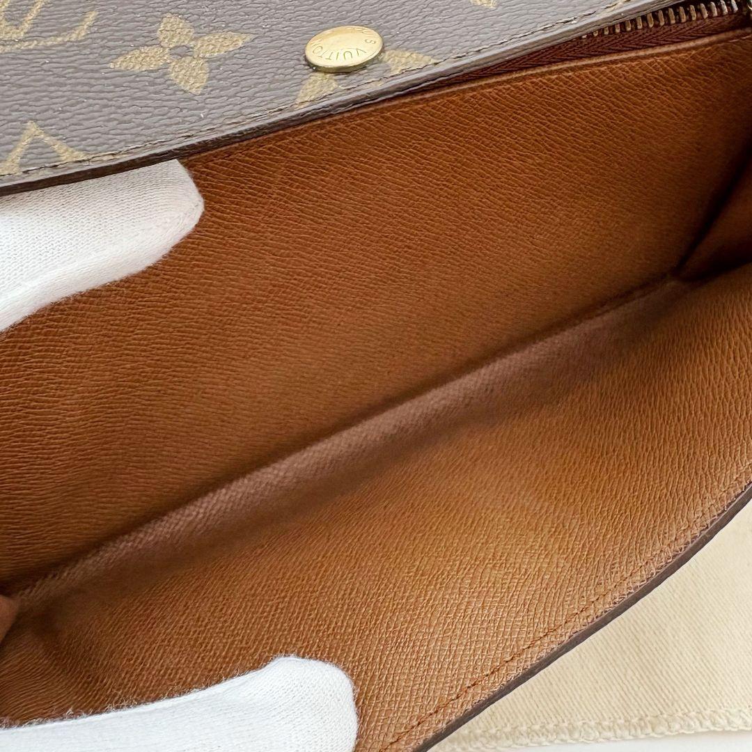 美品】ルイヴィトン ポルトモネ クレディ モノグラム 長財布 カード