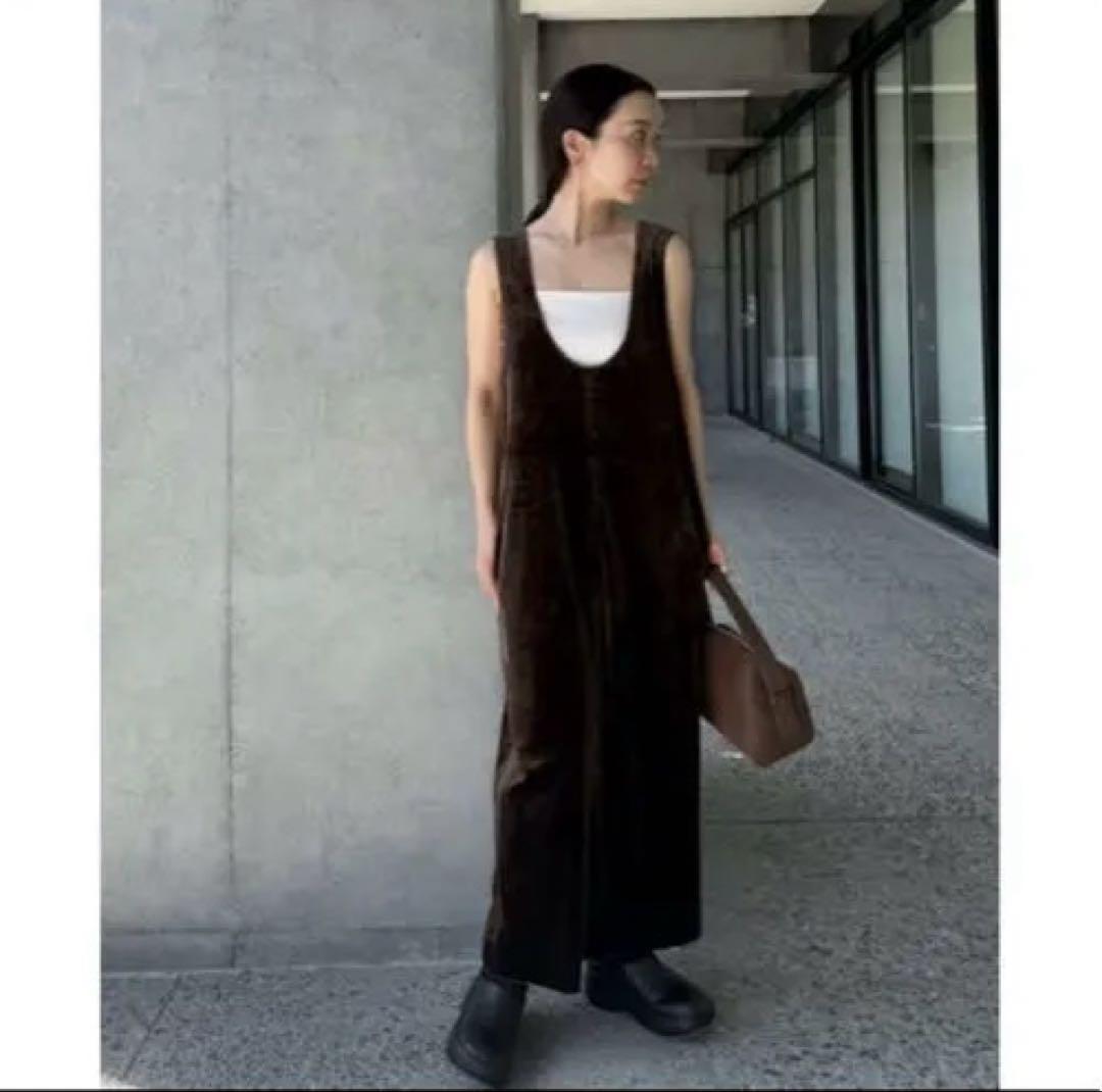 anuke Velour Uneck Onepiece - メルカリ