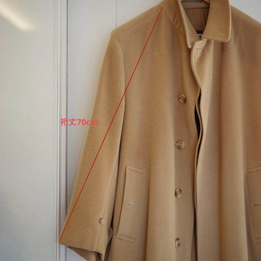 希少】1980' Burberry サドルショルダーウールカシミアコート - メルカリ