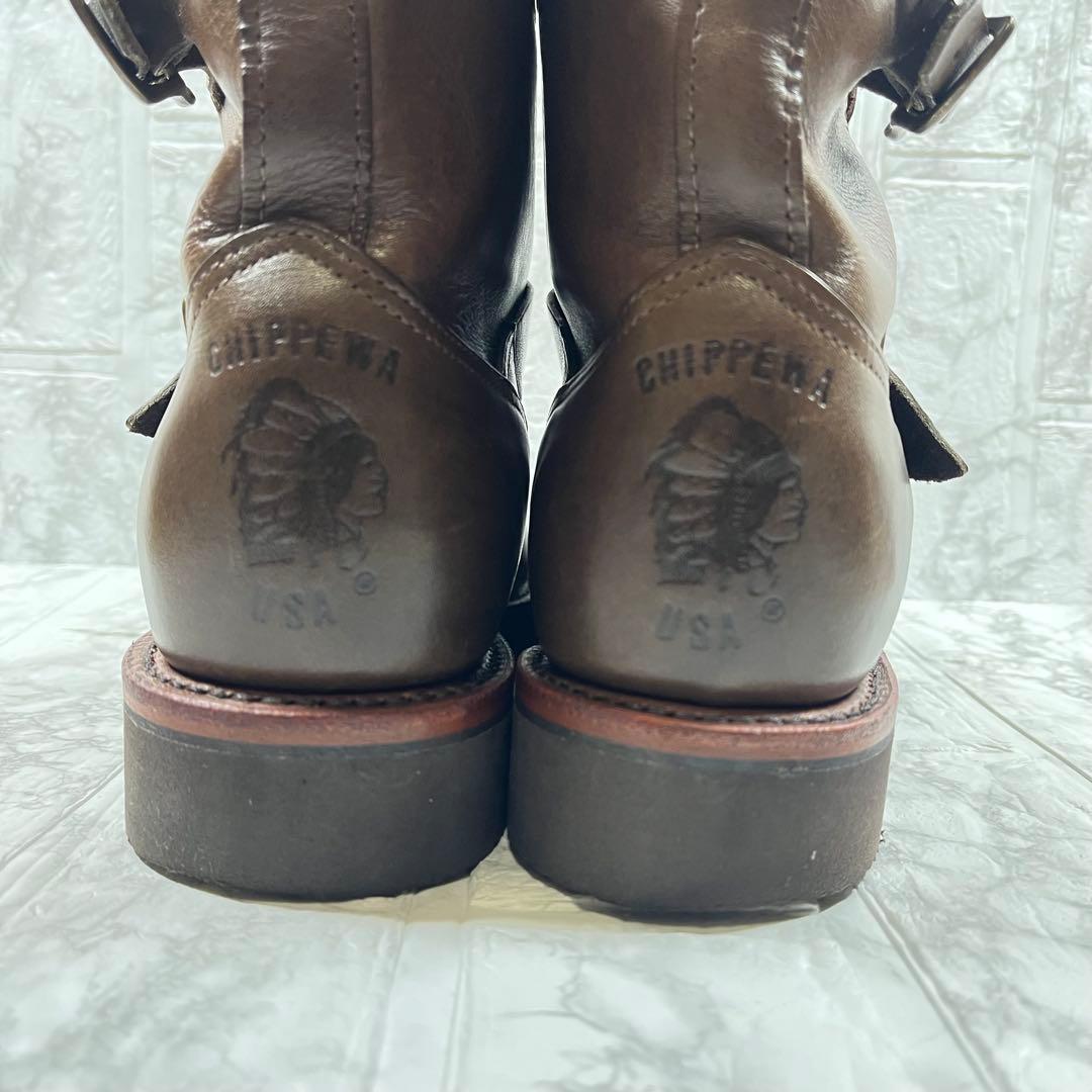 極美品】CHIPPEWA USA製 モックトゥ エンジニアブーツ 9D 27㎝ - メルカリ