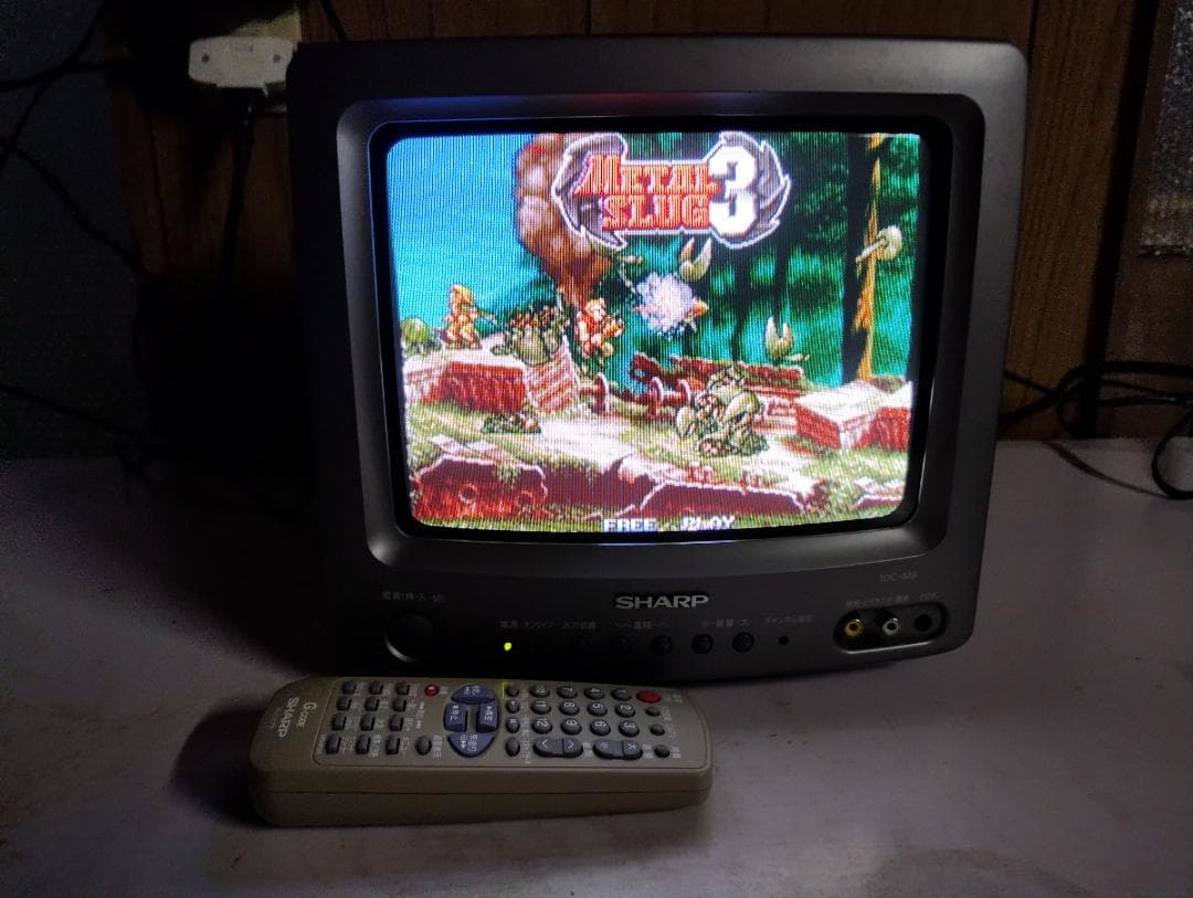 画質良好】シャープ 10インチ ポータブル ブラウン管テレビ 10C-M9