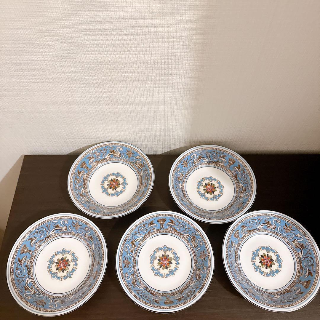 ウェッジウッド フロレンティーン ターコイズ ボウル　5個セット　黒壺 フロレンティーン ターコイズ ティーボウル|WEDGWOOD公式オンラインストア