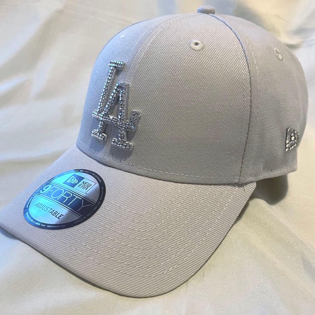 9FORTY ニューエラ ラインストーン キラキラ ドジャース グレー - メルカリ