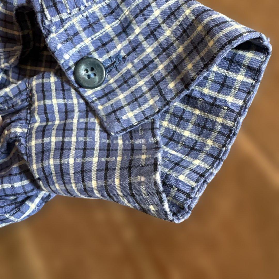 50sビンテージ】Campus レーヨンシャツ シャドー 織柄 L ロカビリー