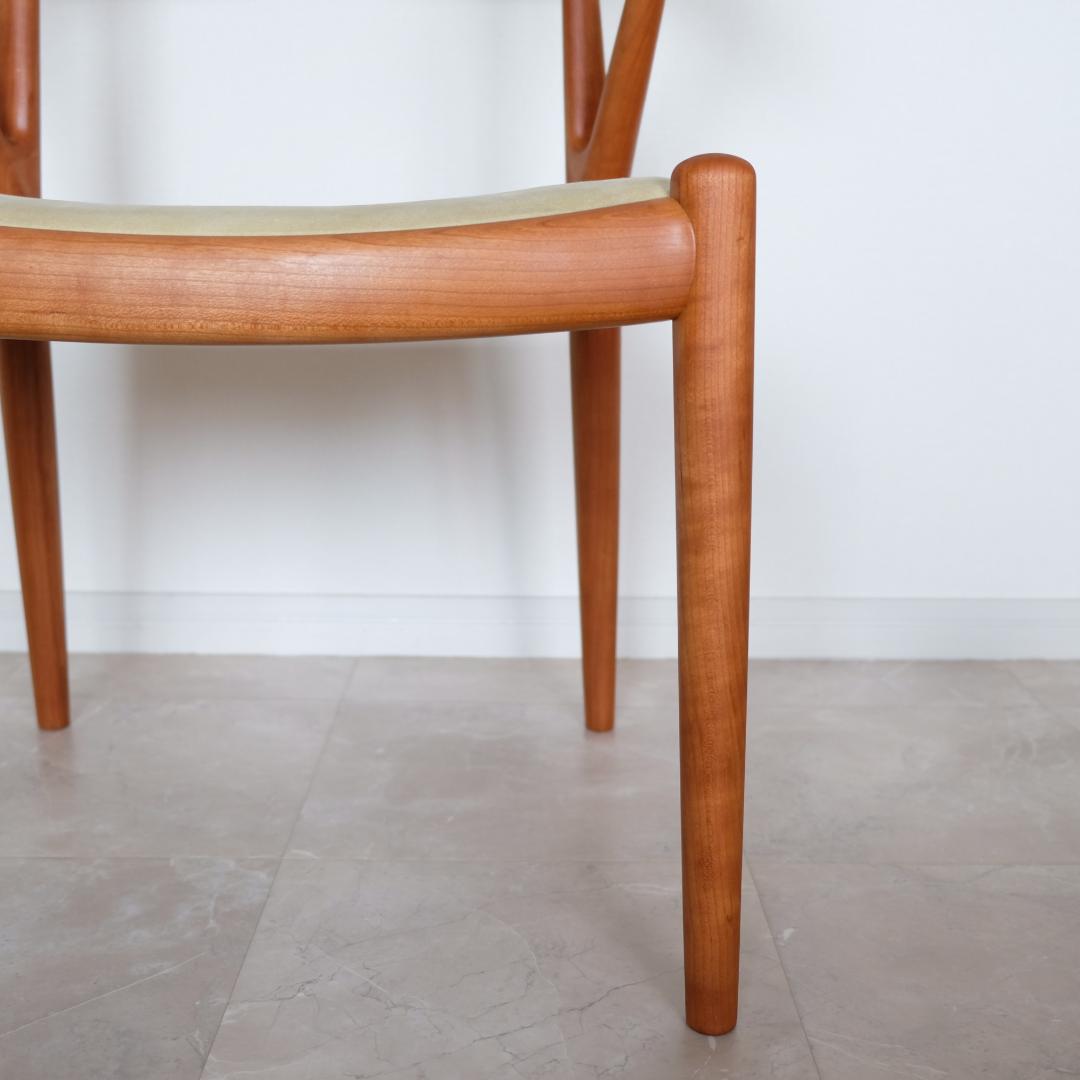 SPS隊長様 【美品｜メンテ済み】Vチェア 家具蔵（KAGURA） チェリー材①