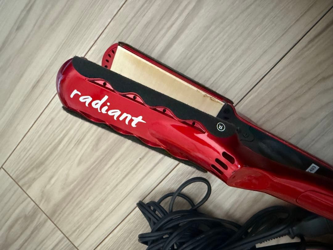 radiant ストレートヘアアイロン レッド　32ミリ 楽天市場】B next radiant ラディアント シルクプロアイロン 32mm