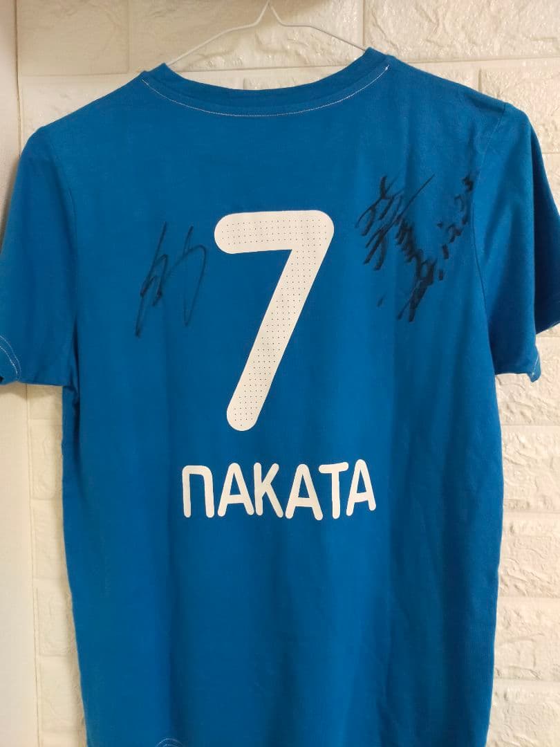 中田英寿　直筆サイン入りシャツ　極美品 2026年最新】中田英寿 サインの人気アイテム - メルカリ