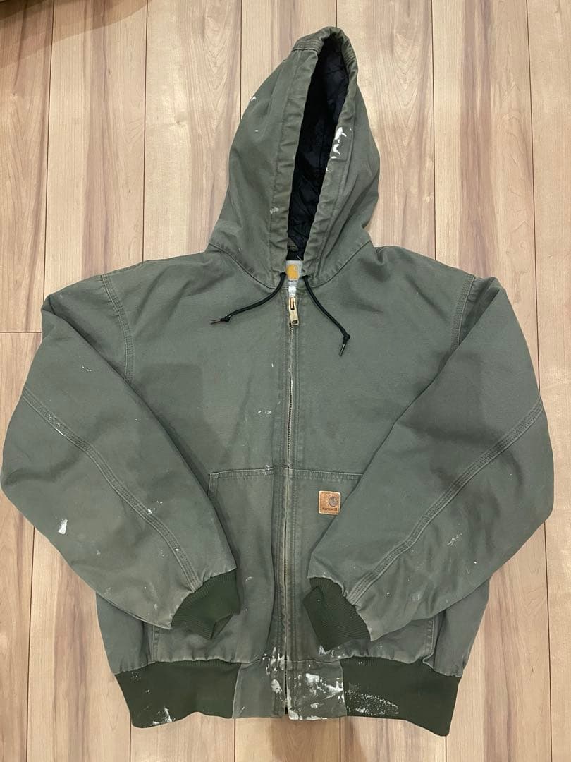 Carhartt アクティブジャケット　モスグリーン 00's Carhartt Active Jacket J208 Moss Green 00年代 カーハート