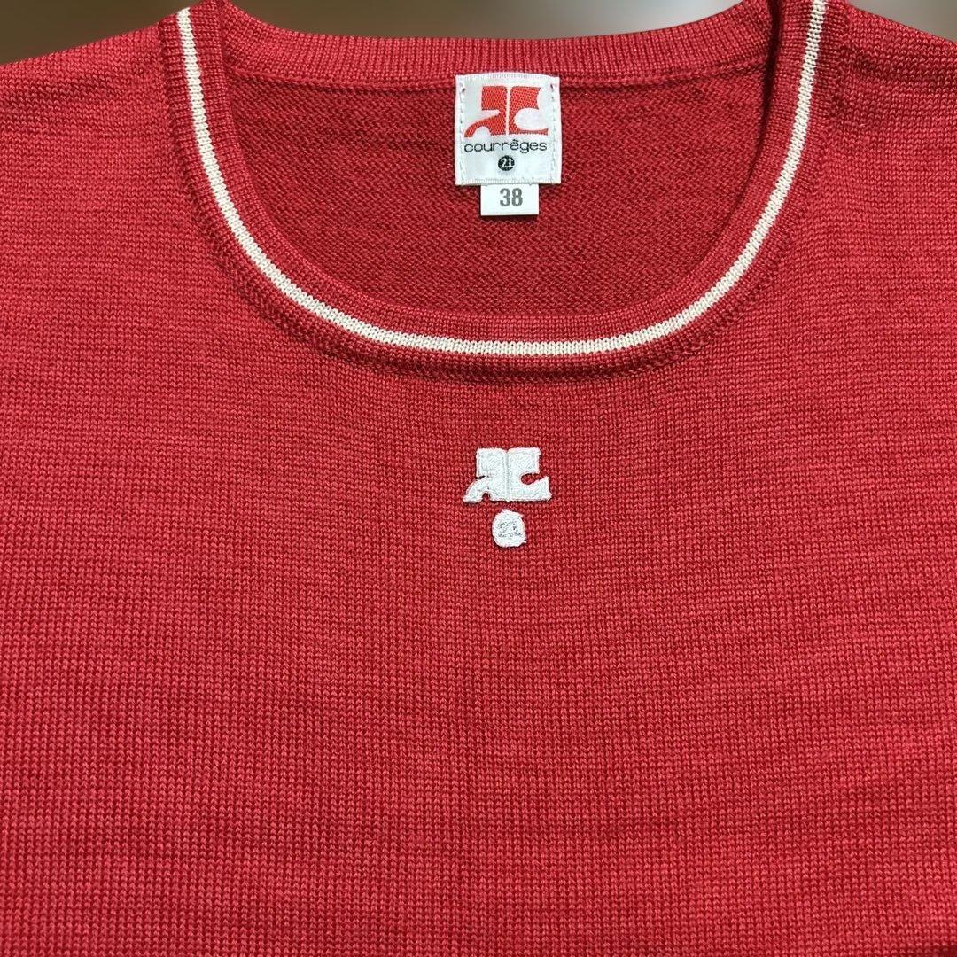 開封のみ未使用 courrèges 21 ニットアンサンブル セット カーディガン