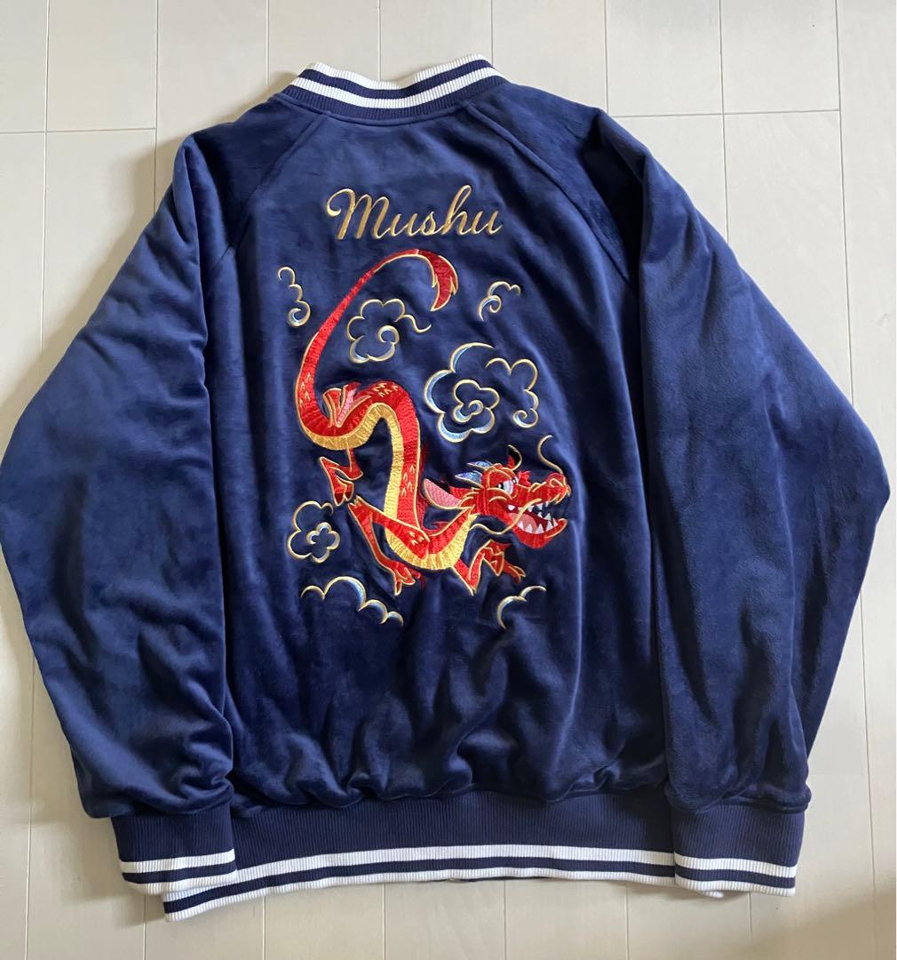 極美品】ディズニー ムーラン ムーシュー スカジャン スーベニア