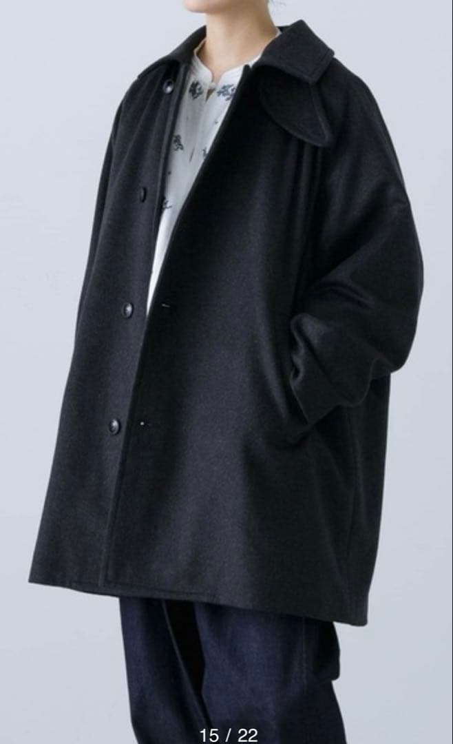 かぐれ ウールシングルPコート - メルカリ