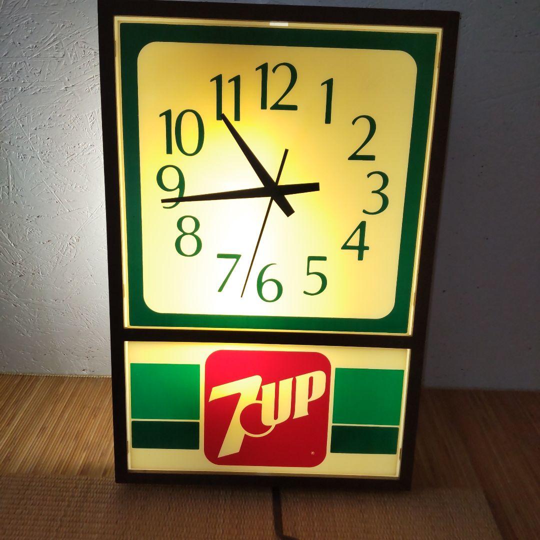 ソ*ラ様 7up セブンアップ ビンテージウォールクロック 壁掛け時計