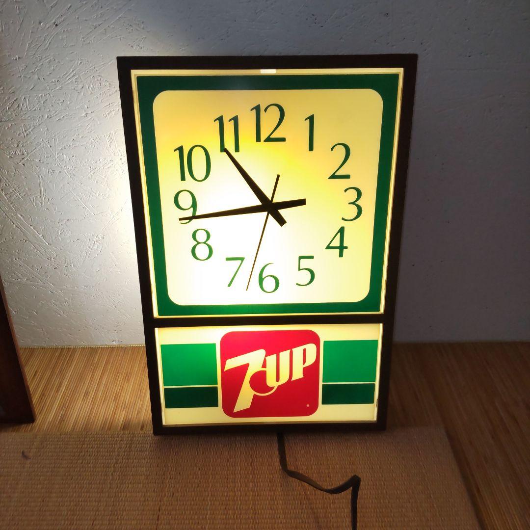 ソ*ラ様 7up セブンアップ ビンテージウォールクロック 壁掛け時計