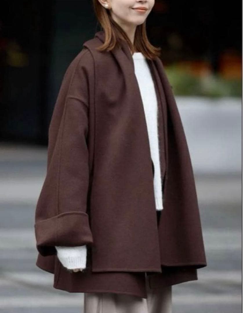 41800円】SLOBE IENA SUPER140 ダブルフェイス コート - メルカリ