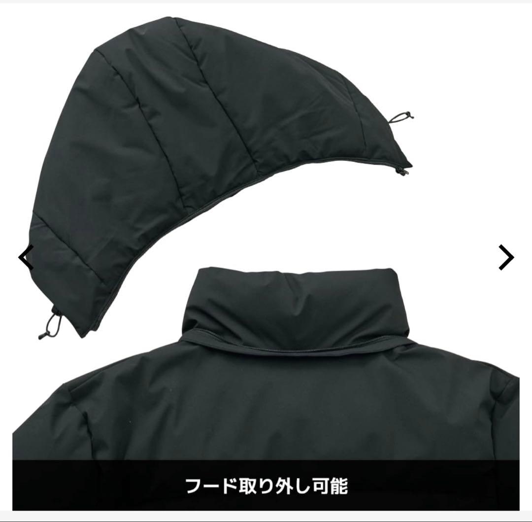 エックスシェルター LL オレンジレッド ギガパフ ダウン コート